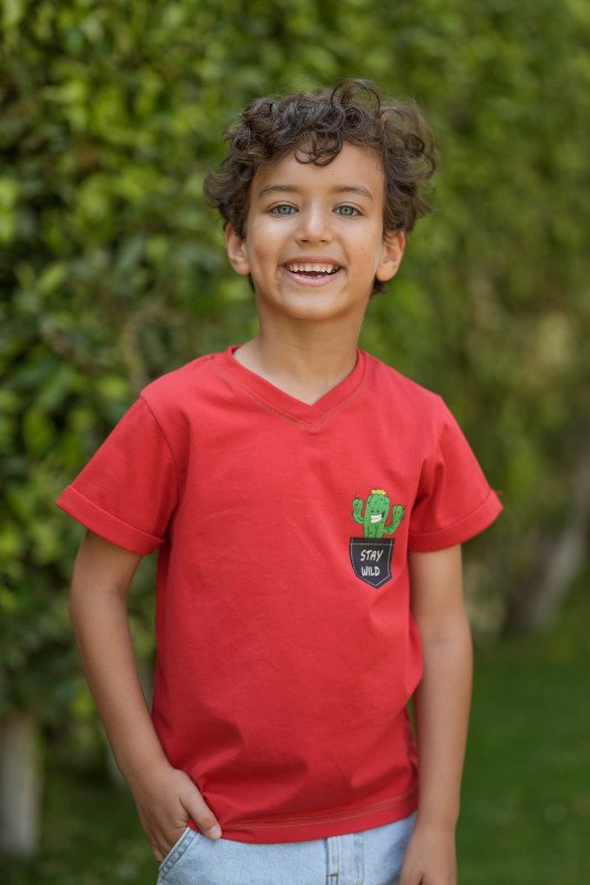 Stay wild pocket T-shirt