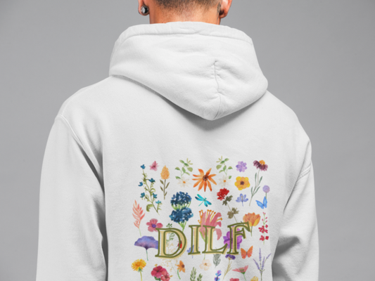 Damn, I Love Flowers ? - Extra Long Hoodie
