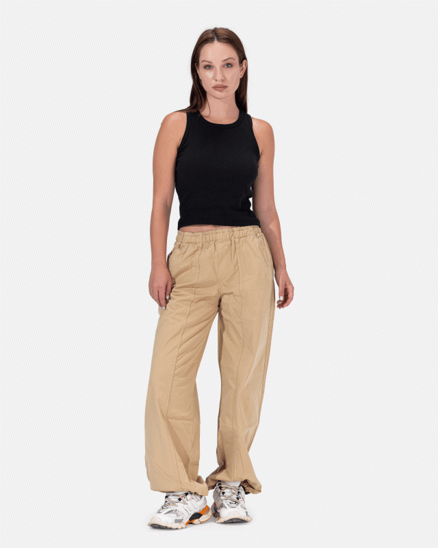 PARACHUTE PANTS - BEIGE