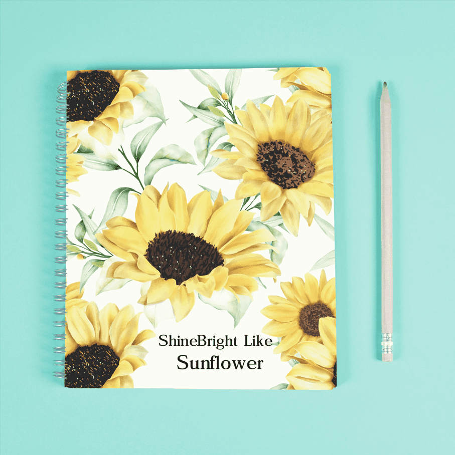 Sunflower Notebook
